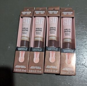 e.l.f. Halo Glow Beauty Wand Contour In Deep/Rich 0.33oz (4) New